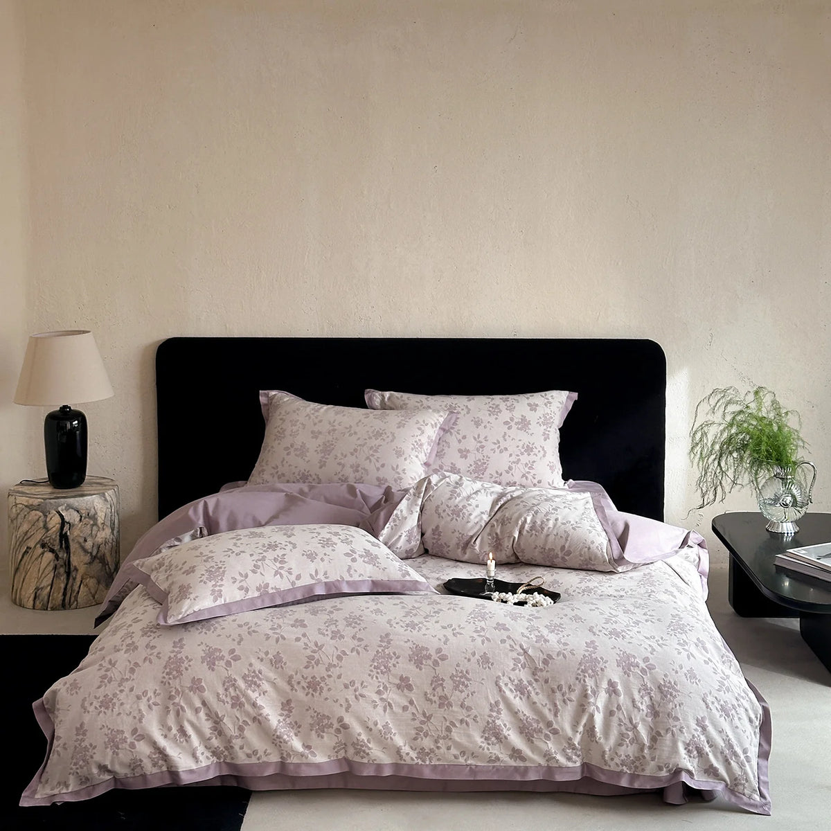 Cotton Bedding Set Jacquard Weave Year-Round Comfort