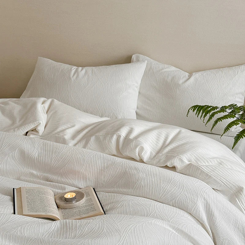 Cotton Bedding Set Japanese Gauze Triple Layer All Season