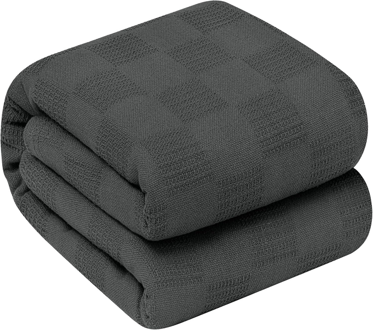 Cotton Blanket 350 GSM Breathable Square Texture