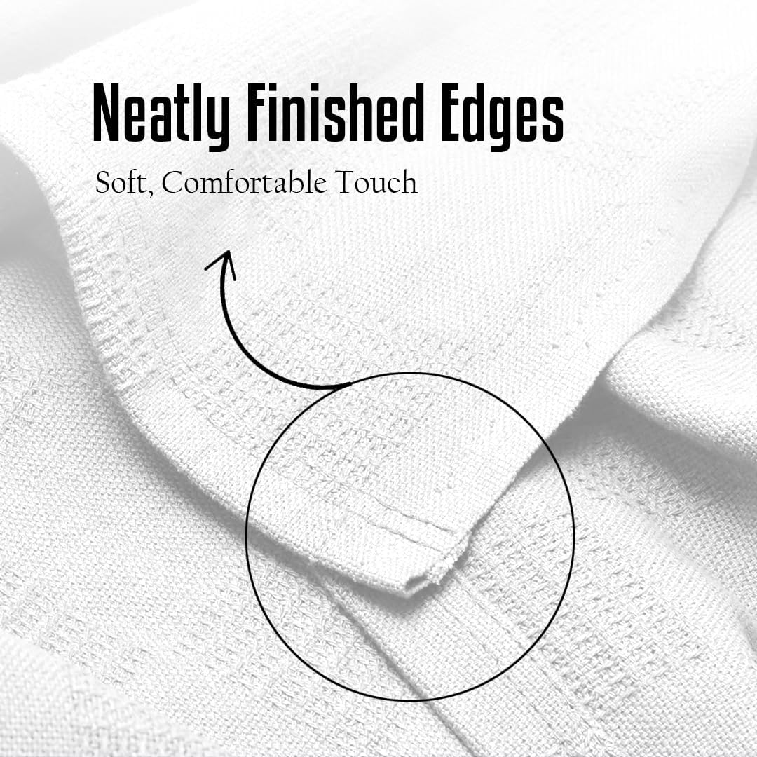 Cotton Blanket 350 GSM Breathable Square Texture