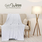 Cotton Blanket 350 GSM Breathable Square Texture
