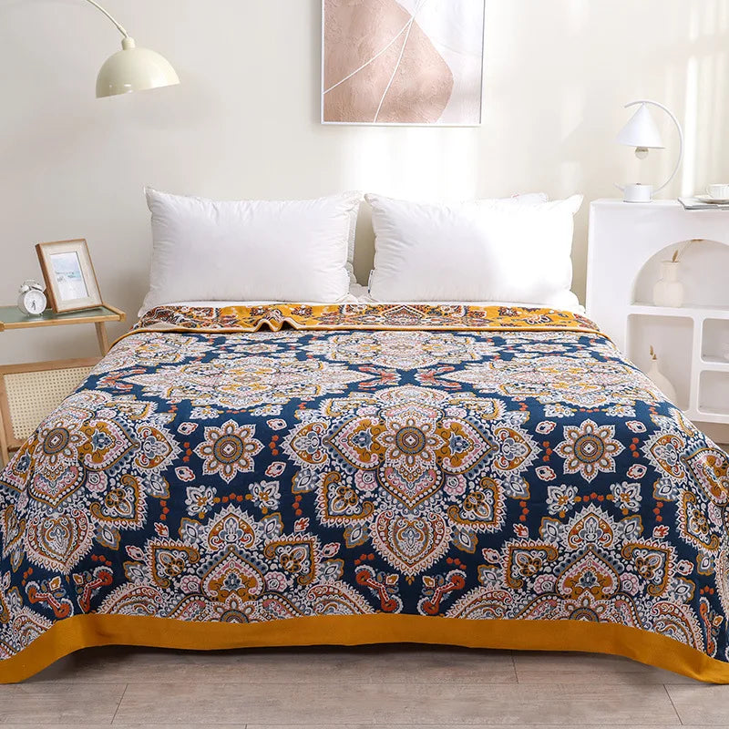 Cotton Blanket Soft & Cooling Breathable
