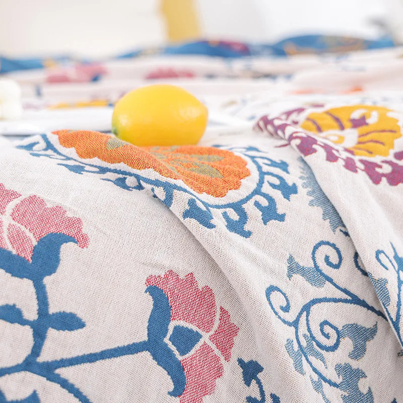 Cotton Blanket Soft & Cooling Breathable