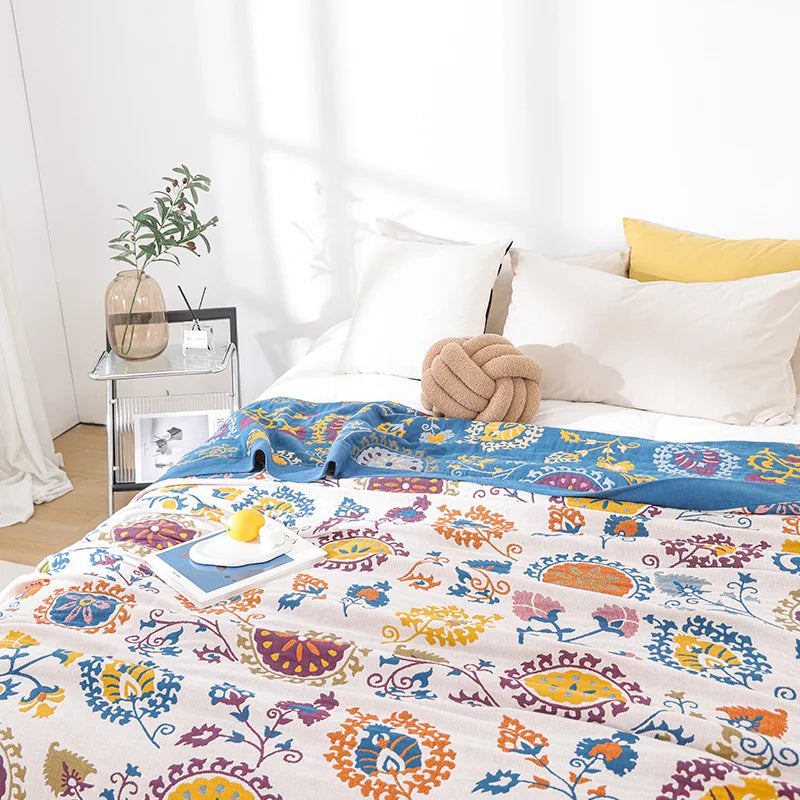 Cotton Blanket Soft & Cooling Breathable