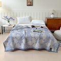 Cotton Blanket Triple-Layer Gauze Mulberry Leaf Pattern