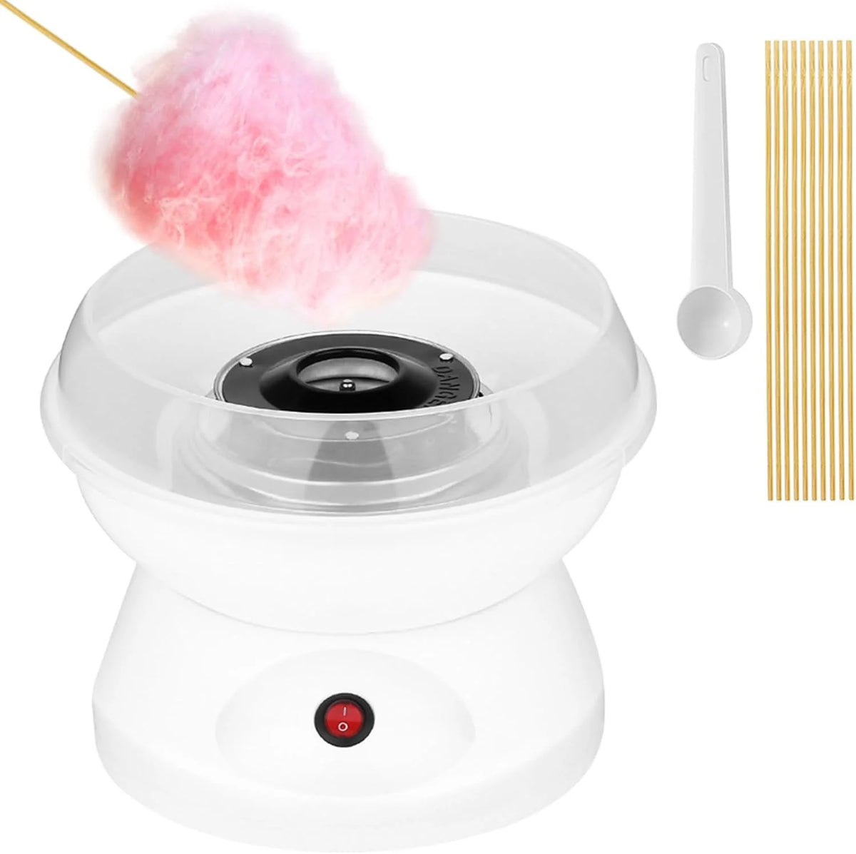 Cotton Candy Machine Portable 450W Fast Motor Removable Bowl