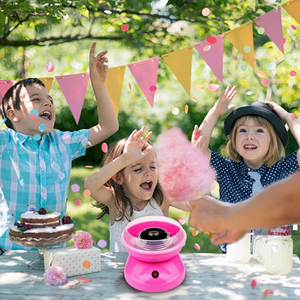 Cotton Candy Machine Portable 450W Fast Motor Removable Bowl