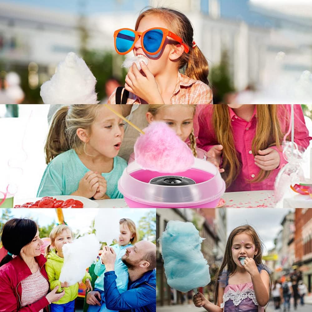 Cotton Candy Machine Portable 450W Fast Motor Removable Bowl