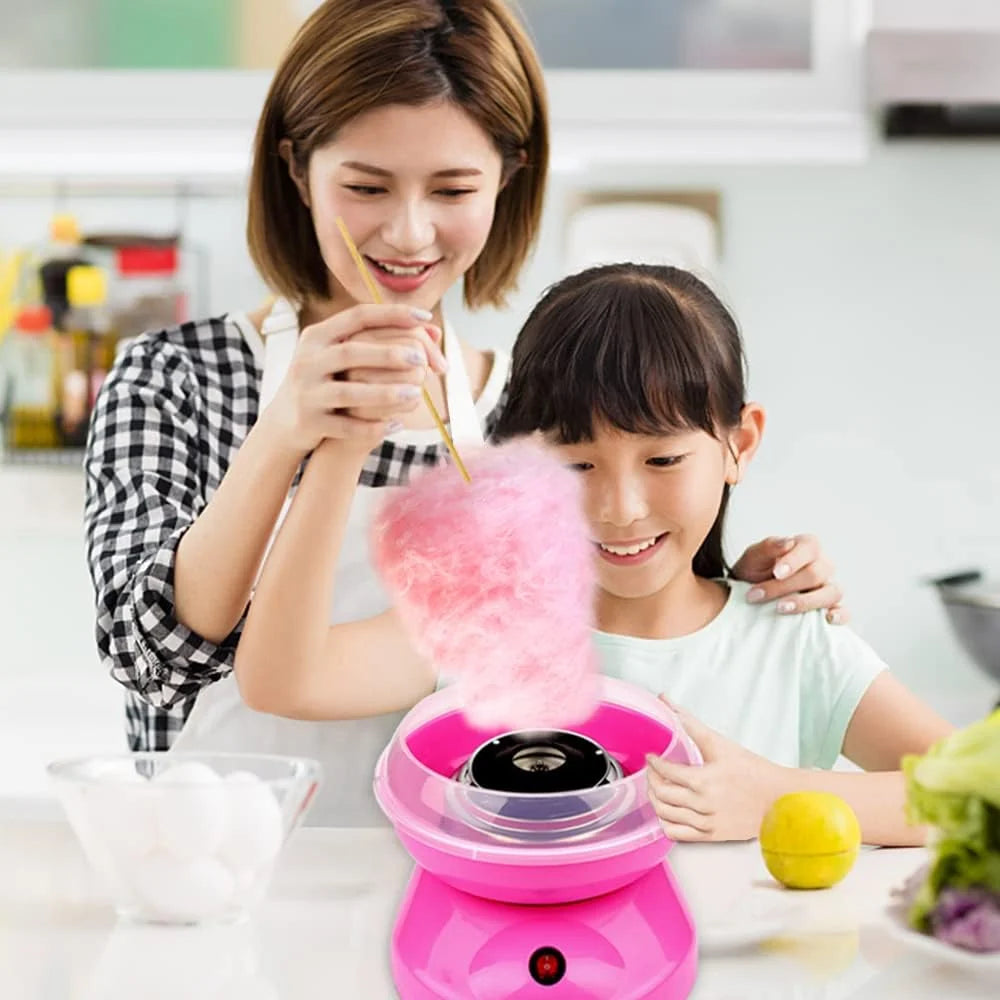 Cotton Candy Machine Portable 450W Fast Motor Removable Bowl