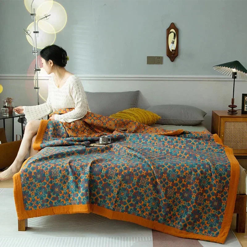 Cotton Quilt Organic Six-Layer Reversible