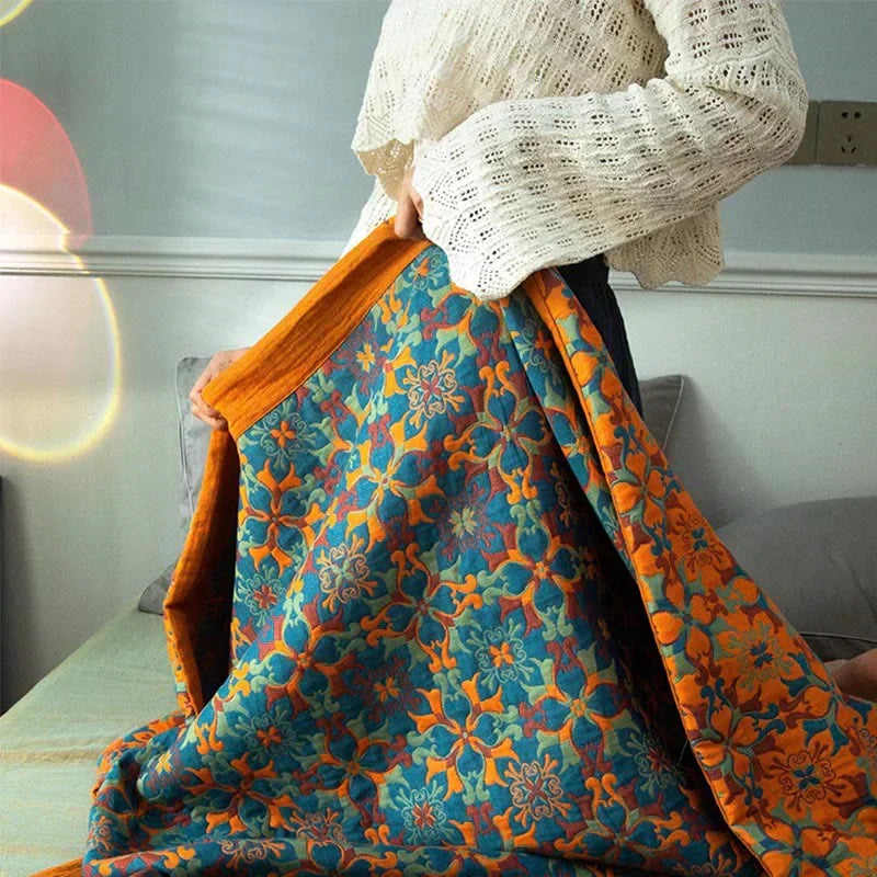 Cotton Quilt Organic Six-Layer Reversible