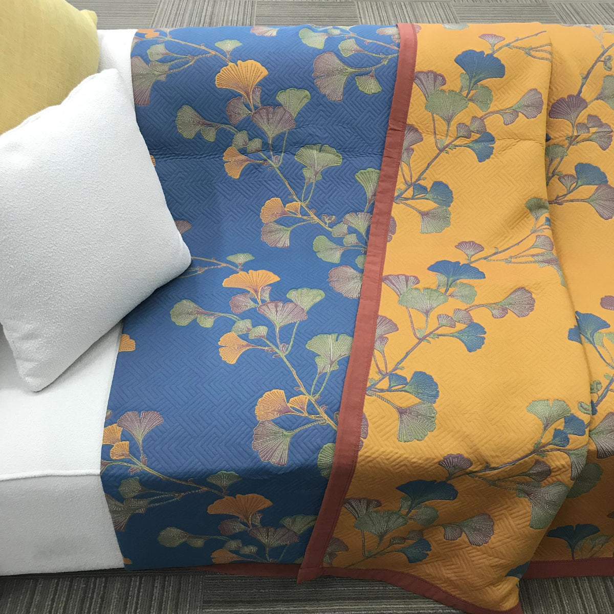 Cotton Quilt Reversible Jacquard Machine Washable