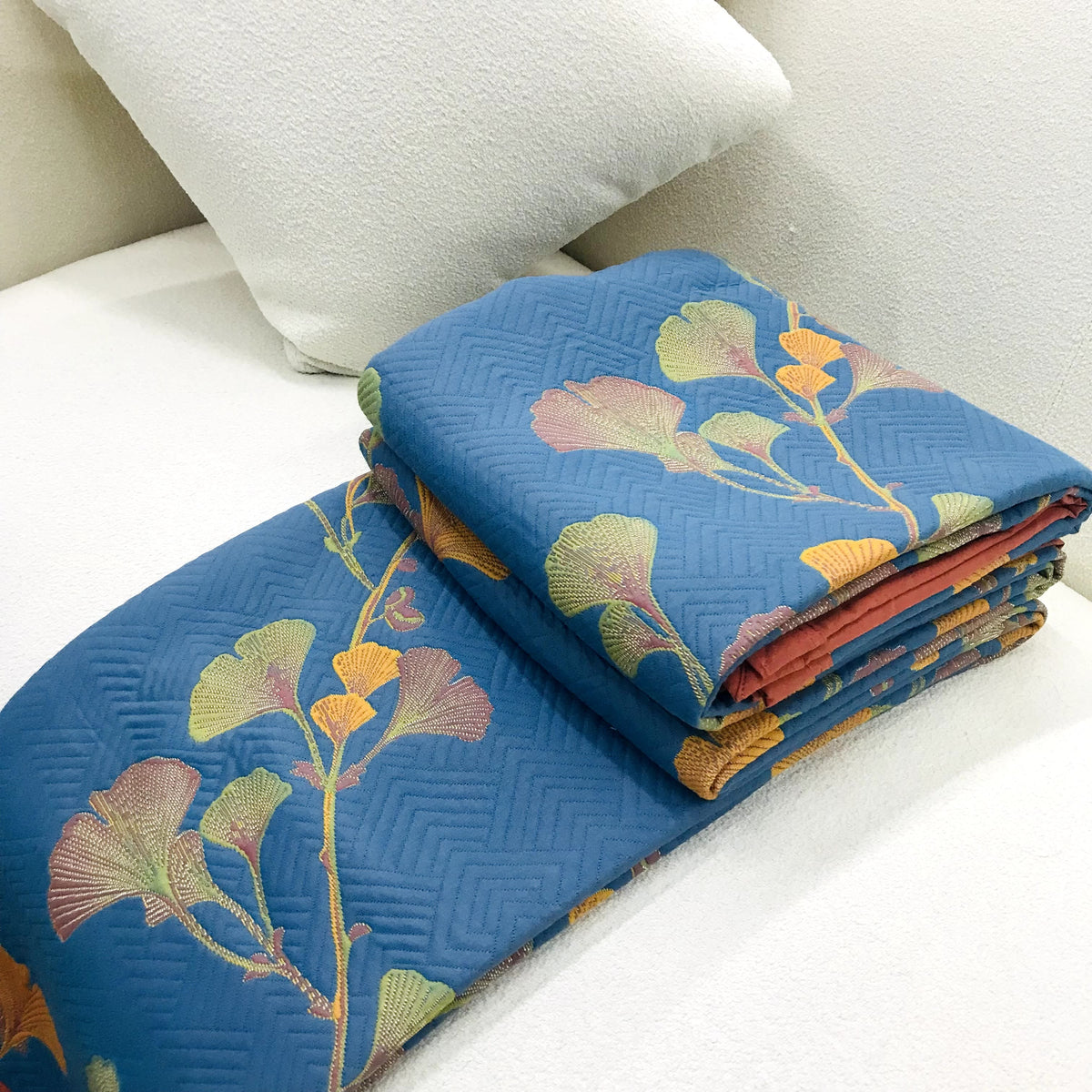 Cotton Quilt Reversible Jacquard Machine Washable