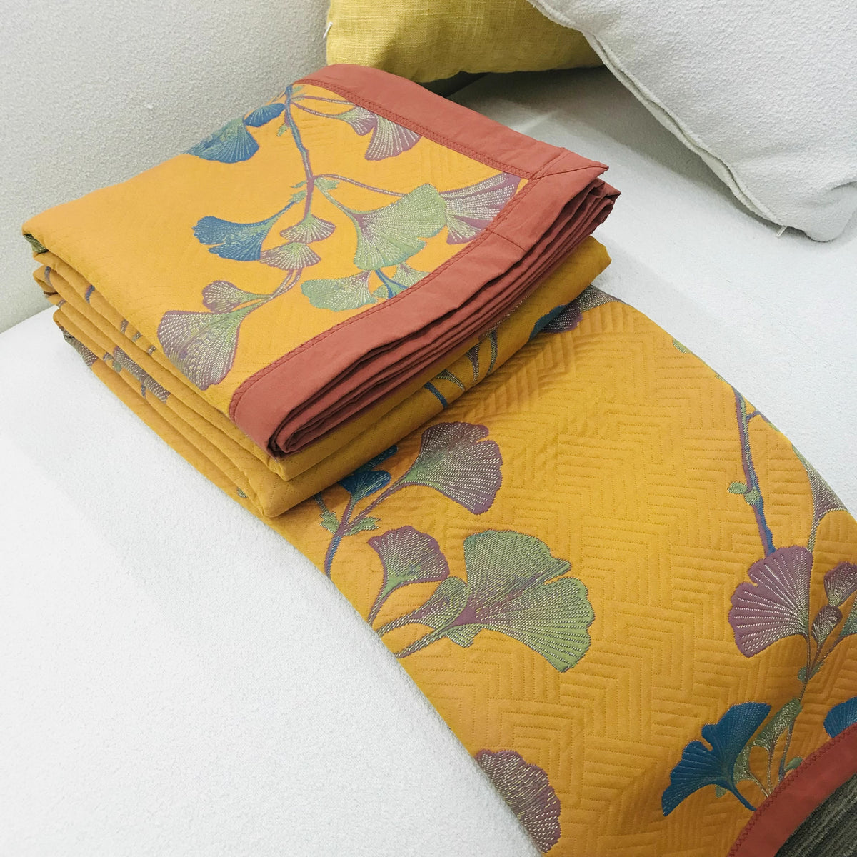 Cotton Quilt Reversible Jacquard Machine Washable