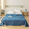 Cotton Throw Blanket Antibacterial & Breathable Year-Round