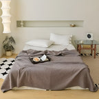 Cotton Throw Blanket Antibacterial & Breathable Year-Round