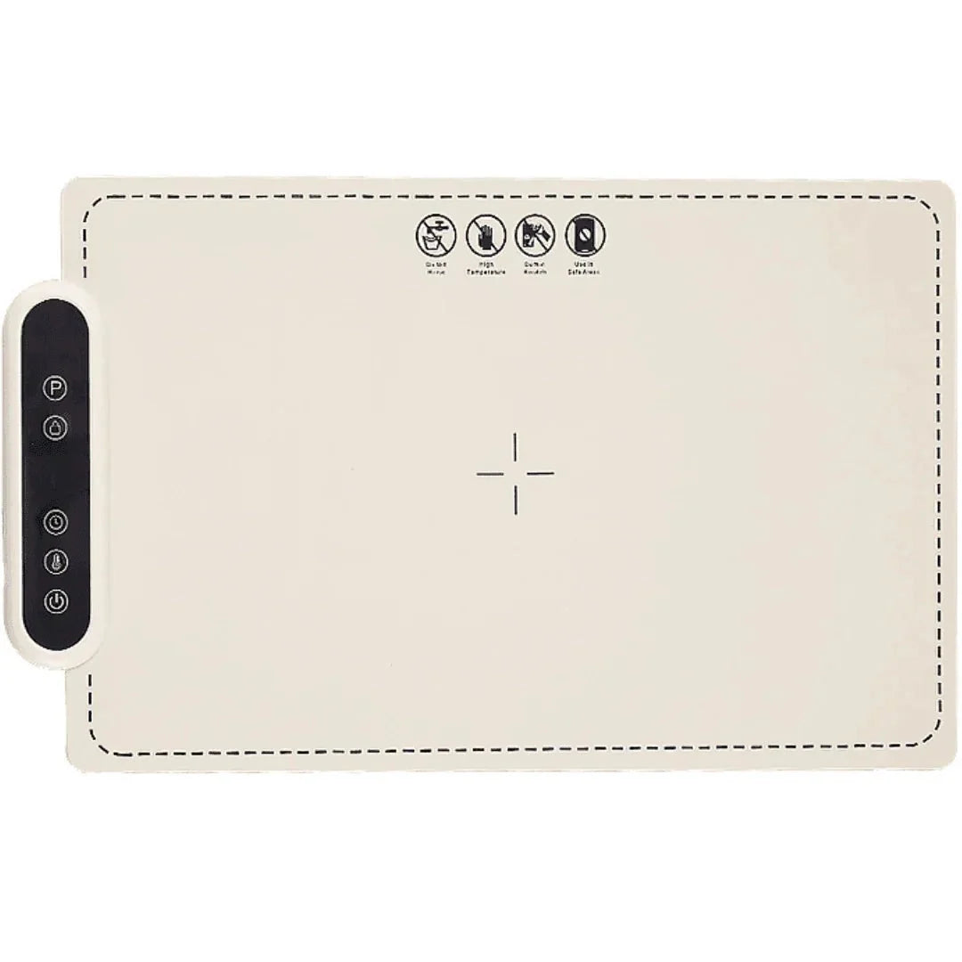 Countertop Food Warmer Mat Silicone Nano-Coated Adjustable Temperature Roll-Up