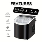Countertop Ice Maker 6-Minute Compact Portable 26 Lb Daily