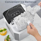 Countertop Ice Maker Self-Cleaning & Ultra-Quiet 15kg Daily