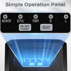 Countertop Ice Maker Self-Cleaning & Ultra-Quiet 15kg Daily