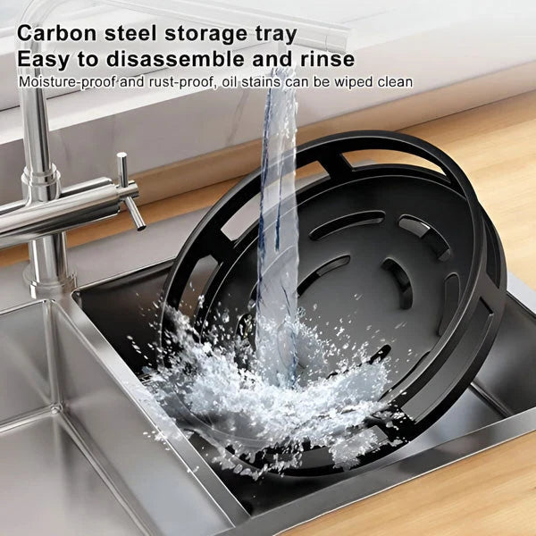 Countertop Organizer 3-Tier Rotating Metal