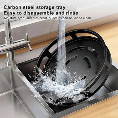 Countertop Organizer 3-Tier Rotating Metal