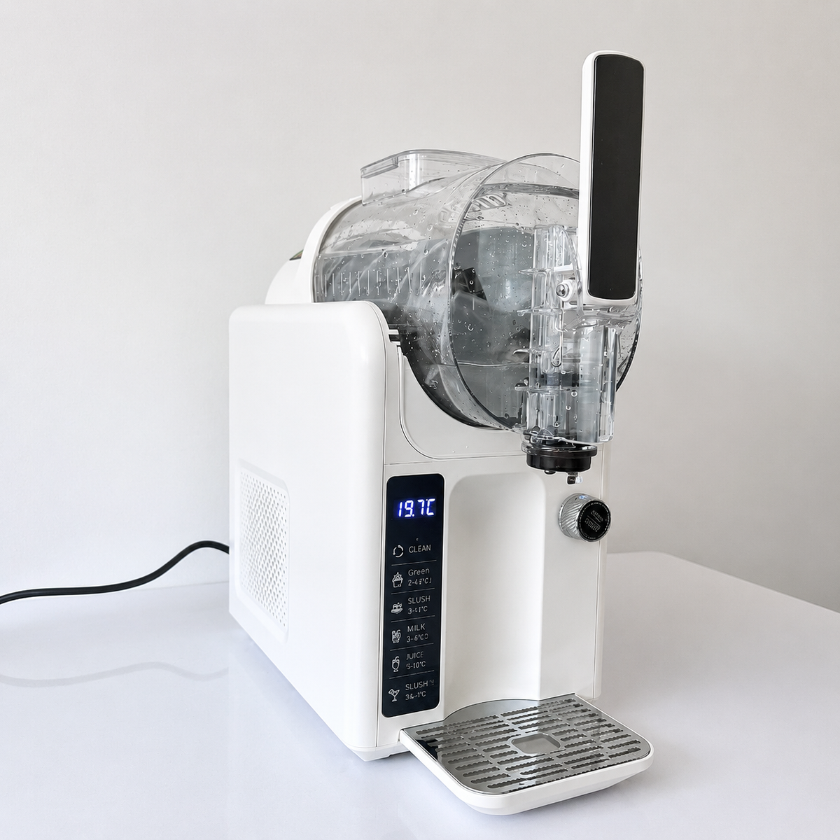 Countertop Slushy Maker Dual Bowl Soft-Serve
