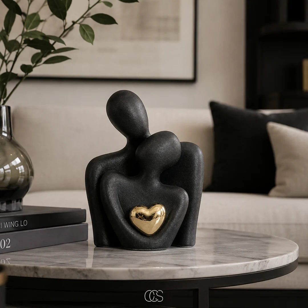 Couple Figurine Minimalist High-Quality Ceramic