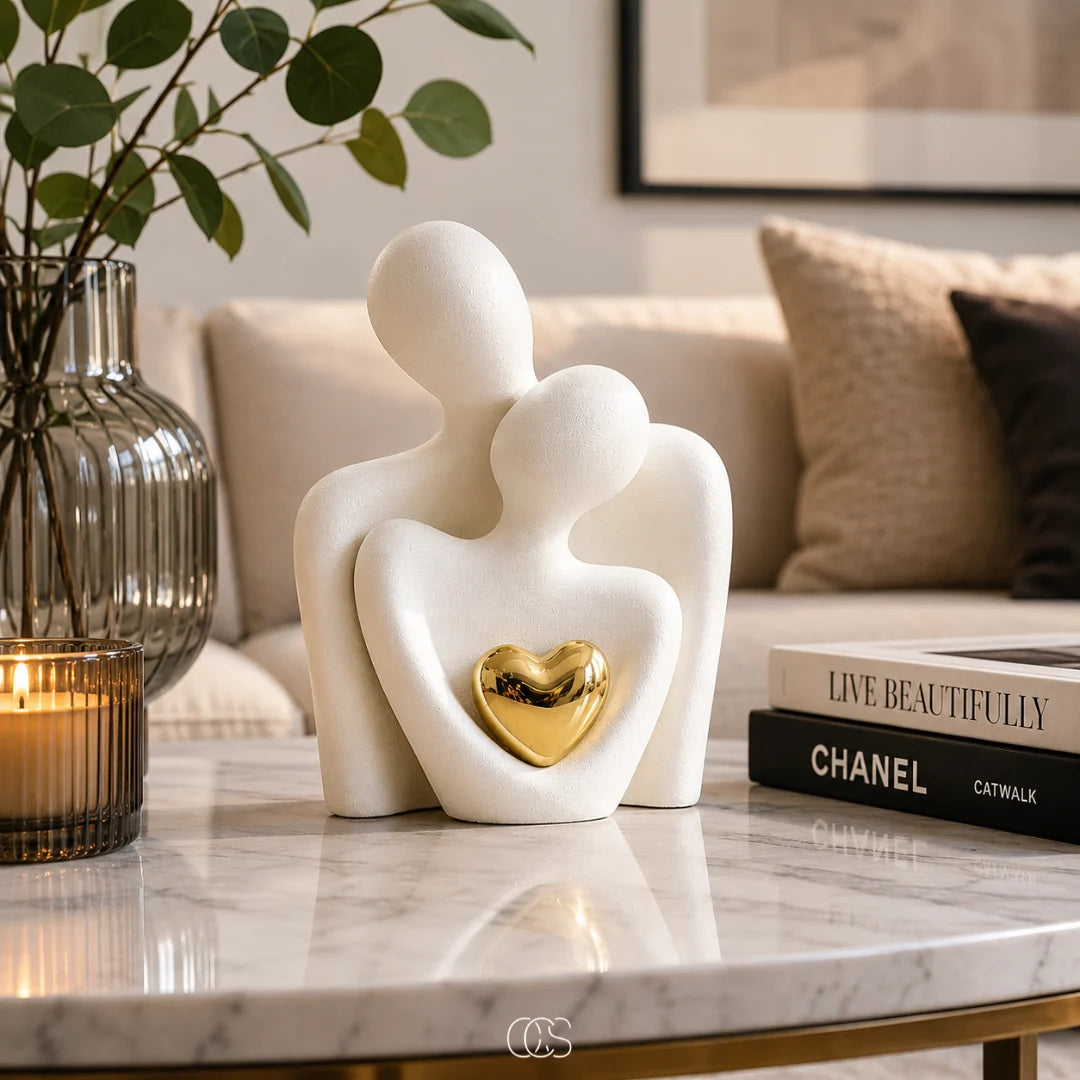 Couple Figurine Minimalist High-Quality Ceramic