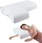 Couple Pillow L-Shaped Arm Tunnel Slow Rebound Memory Foam
