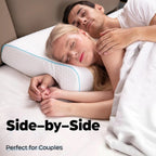 Couple Pillow L-Shaped Arm Tunnel Slow Rebound Memory Foam