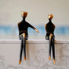 Couple Statue Durable Resin Romantic Table & Shelf Decor