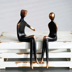 Couple Statue Durable Resin Romantic Table & Shelf Decor