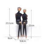 Couple Statue Durable Resin Romantic Table & Shelf Decor