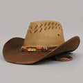 Cowboy Hat Ventilated Crown & Adjustable Chin Cord