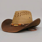Cowboy Hat Ventilated Crown & Adjustable Chin Cord