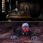 Crawling Ghost Prop Battery Powered & Spooky Sounds