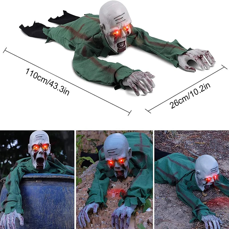 Crawling Ghost Prop Battery Powered & Spooky Sounds
