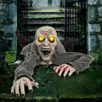 Crawling Zombie Prop Motion-Activated Eyes & Sounds