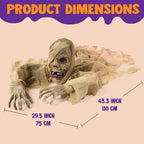 Crawling Zombie Prop Motion-Activated Eyes & Sounds