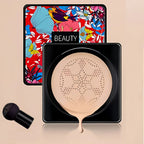 Cream Foundation Compact Built-In Sponge 2-Pack