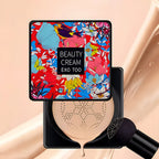 Cream Foundation Compact Built-In Sponge 2-Pack