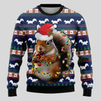 Crew Neck Sweater Festive Graphic Relaxed Fit Machine Washable