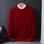 Crewneck Sweater Cashmere-Effect Lightweight & Soft