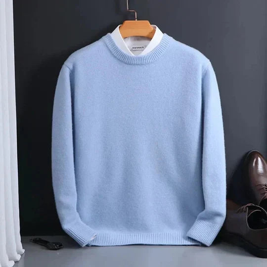 Crewneck Sweater Cashmere-Effect Lightweight & Soft