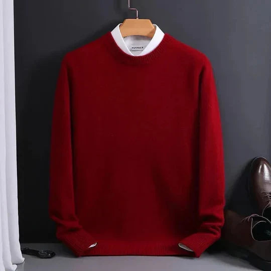 Crewneck Sweater Cashmere-Effect Lightweight & Soft