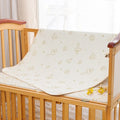 Crib Mattress Protector Leak-Proof Soft Cotton Anti-Slip