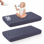 Crib Mattress Protector Waterproof & Noiseless Elastic Fitted Corners