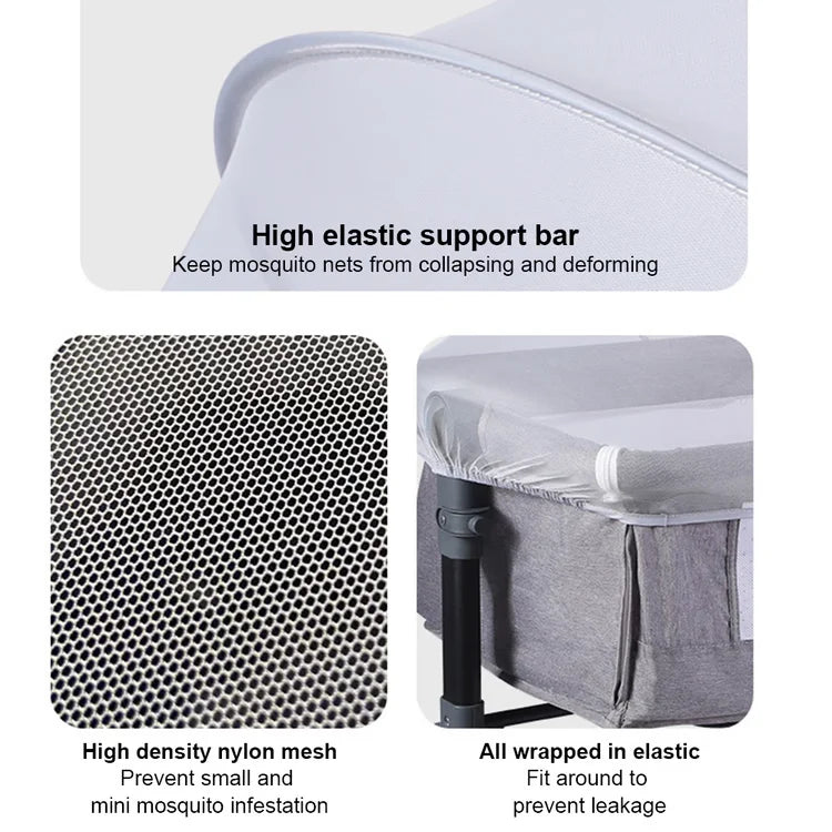 Crib Mosquito Net Pop-Up Breathable Mesh