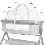 Crib Mosquito Net Pop-Up Breathable Mesh Foldable